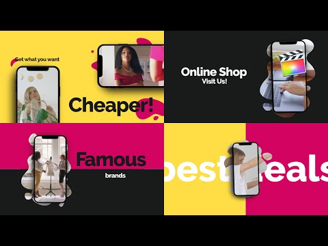 Online Store Modular Template for Apple Motion & FCPX - MotionVFX