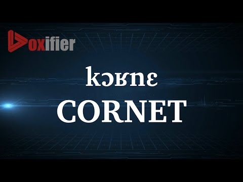 How to Pronunce Cornet in French - Voxifier.com