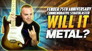 Video thumbnail for Will It Metal??? Fender 75th Anniversary Commemorative Stratocaster by Cryptic Mask Guitar