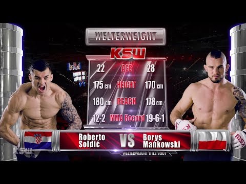 (HD)KSW41-Borys Mańkowski vs Roberto Soldić(New CroCop)