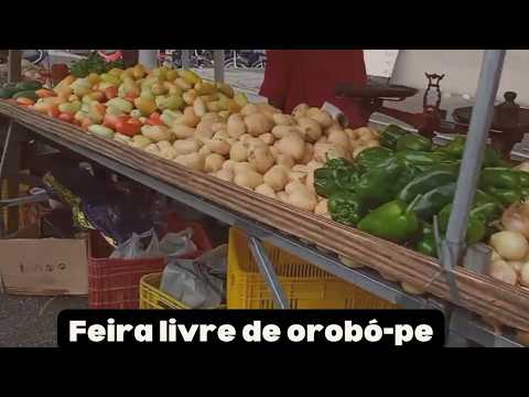 Feira livre de Orobó-PE.