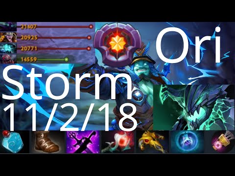 曾焦阳 Ori Storm Spirit vs Batrider, OD, Broodmother - EG vs VG g1 AniMajor dota2