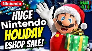 HUGE NINTENDO HOLIDAY ESHOP SALE! TONS of AWESOME Switch/Switch 2 Games Discounted!