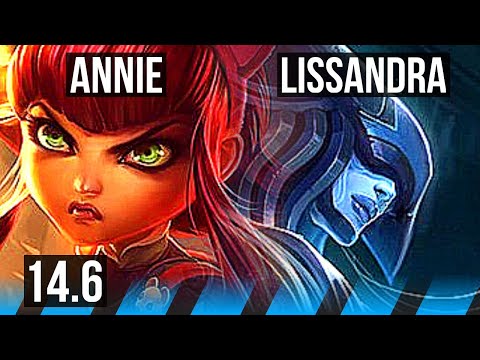 ANNIE vs LISSANDRA (MID) | 7/2/9, 500+ games | KR Master | 14.6