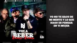 Nicky Jam   Voy a Beber Remix 2 Ft Ñejo, Farruko y Cosculluela  Video Con Letra  Reggaeton 2014