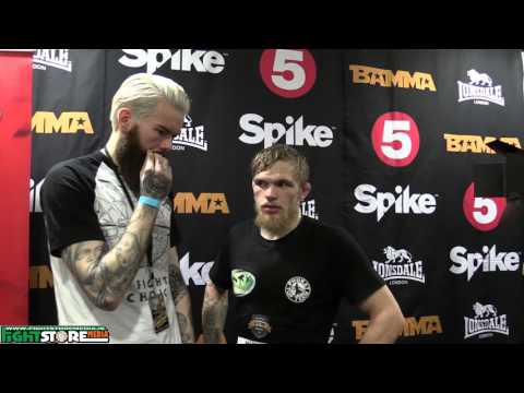 Decky 'The Diamond' Dalton post fight interview at BAMMA 24