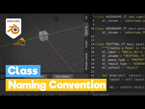 Blender Python Tutorial Class Naming Convention Learn Python For Beginners