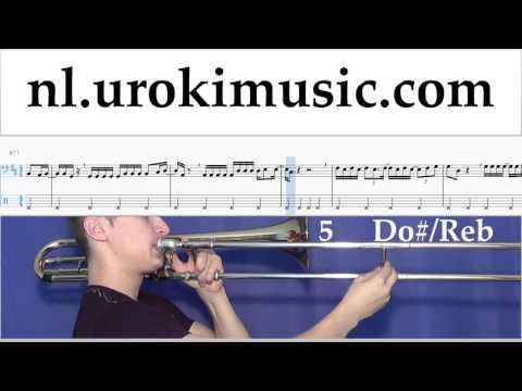 Tromboneles Luis Fonsi - Despacito Muzieknoten Cursus Deel#2 um-a374