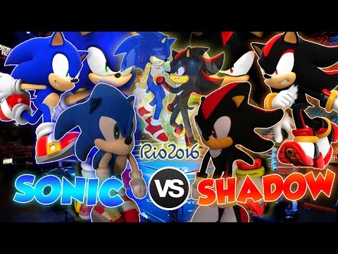 ABM: Sonic Vs Shadow!! BOXING!! Mario & Sonic Rio Olympic Games!!
