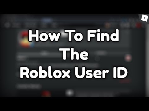 How To Find the ROBLOX USER ID in Roblox