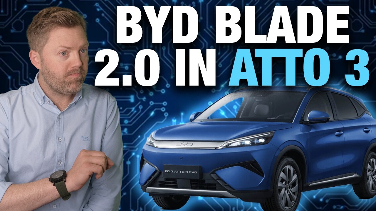 BYD Atto 3 Evo exterior with updated front design and Blade 2 battery branding