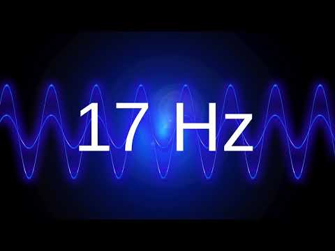 17 Hz clean pure sine wave BASS TEST TONE frequency