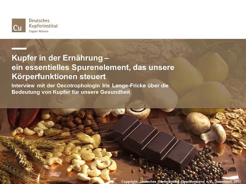 Kupfer in der Ernährung