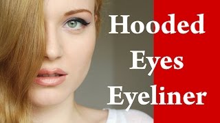 EYELINER makeup video tutorial for DOWNTURNED and HOODED eyes - Part 2