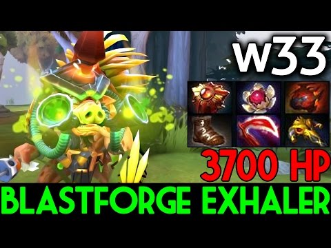 w33 Dota 2 [Bristleback] Blastforge Exhaler ► Tanky with 3k7 HP 7.06