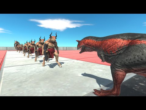 Tournament of Armies Carnivore Dinosaurs vs Fantasy - Animal Revolt Battle Simulator