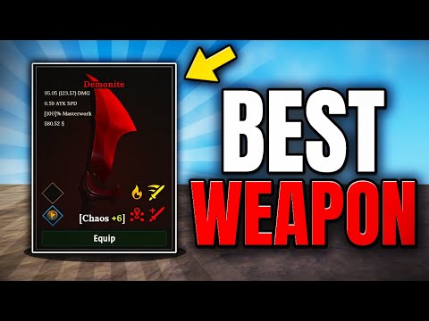 How to Make the BEST WEAPON in The Forge (Roblox)