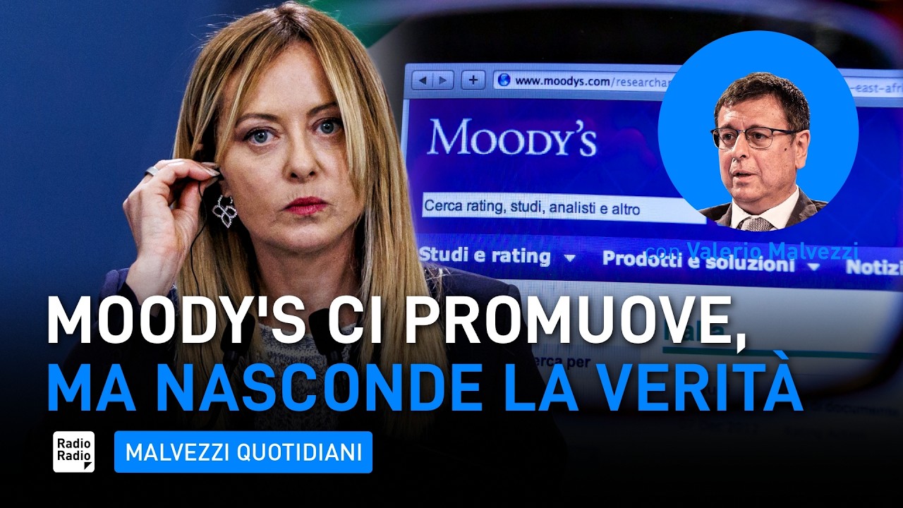 Moody's promuove l'Italia, ma nasconde il motivo per cui dovremo LAVORARE COME SCHIAVI per 30 ANNI