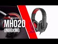 Cuffie da gioco Mars Gaming MH020 Nero/Rosso video