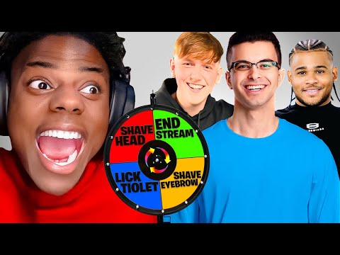 iShowSpeed Asks Streamers To Spin The Wheel..