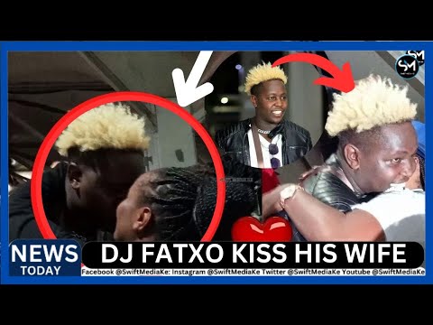 DJ FATXO'S WIFE KISSES HIM LIVE ON CAMERA INFRONT OF KENYANS | Jeff Mwathi