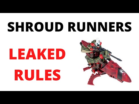 Shroud Runners Datasheet Revealed! New Eldar Rules...