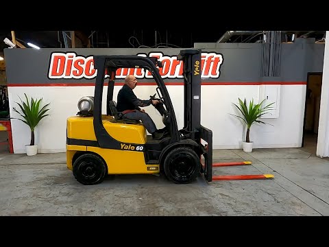YALE GLP060VXEVSE093 6,000lb LP Propane # 004K - Forklift for Sale