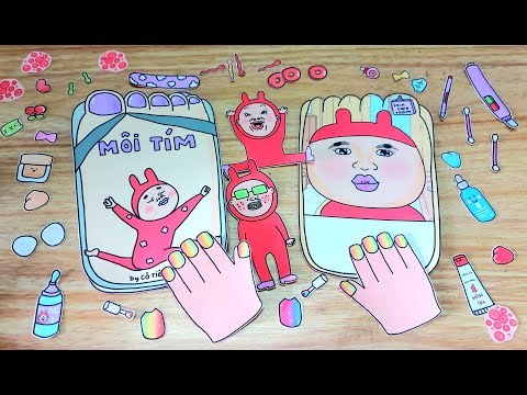 Cô Tiên Xanh-1001 Câu Chuyện: Salon beauty MÔI TÍM làm nail cầu vồng, tặng charm giá 5k-Trị mụn 10k