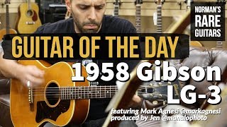 Video thumbnail for Guitar of the Day: 1958 Gibson LG-3 | Norman's Rare Guitars by Normans Rare Guitars