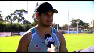 Daniel Motlop shows Fox Sports News some of his genius