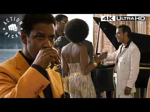 Chaos Erupts At Frank's Party (Denzel Washington) | American Gangster 4k HDR