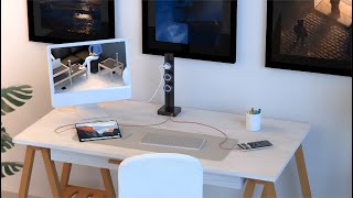 Revolutionize Your Space with Tower Track Series from MX: Customizable Power, Data, and USB Ports.