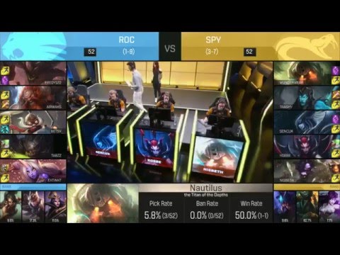 Roccat vs Splyce W6D1 EU LCS Spring Split 2016~ROC vs SPY Week 6 Day 1 EU LCS Spring Split S6