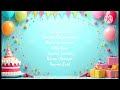 Peppa Pig My Birthday Party Credits