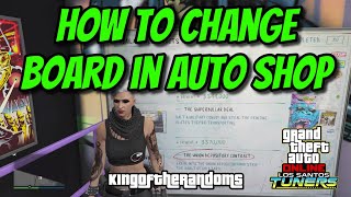 GTA Online Easy Guide to Change Auto Shop Contract Board - Tuners DLC