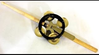 Video thumbnail for Pandeirola de Baqueta Ahead Jingle Mute Attachable Tamborine by Batera Clube Drum Shop