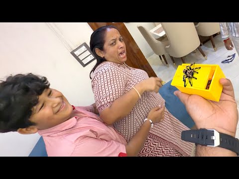 Spiderbox prank on mummy