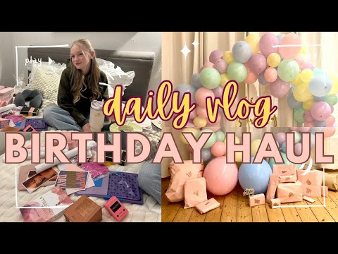 BIRTHDAY HAUL | 🎀Was ich zu meinem Geburtstag bekommen habe ✨