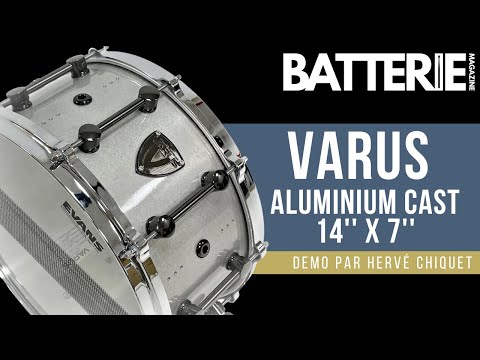 VARUS ALUMINIUM CAST 14'' x 7'' - Demo | Batterie Magazine # 200