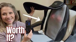 Massage Chair Pad for Deep Tissue Relief. Optional Heat and Vibration. Honest Review