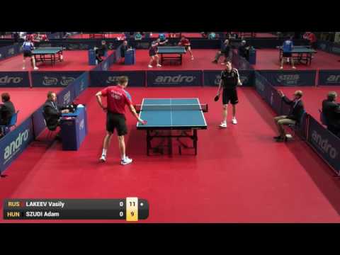 ITTF World Tour Polish Open 2016 LAKEEV Vasily vs SZUDI Adam