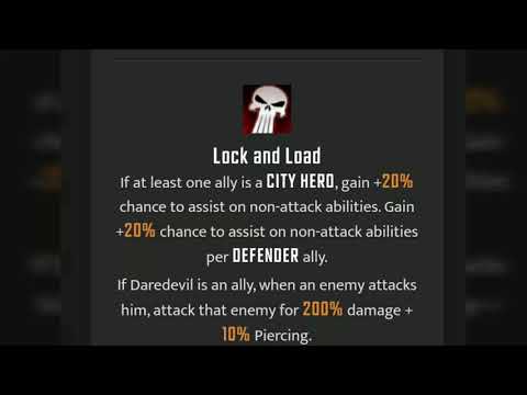 Marvel Strike Force- Punisher passive tier 5 fail