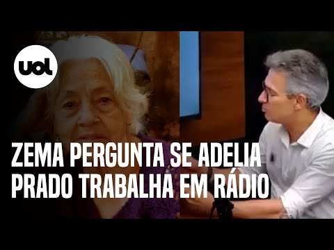 Romeu Zema pergunta se escritora Adélia Prado trabalha em rádio mineira