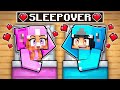 Omz & Lily SLEEPOVER in Minecraft!