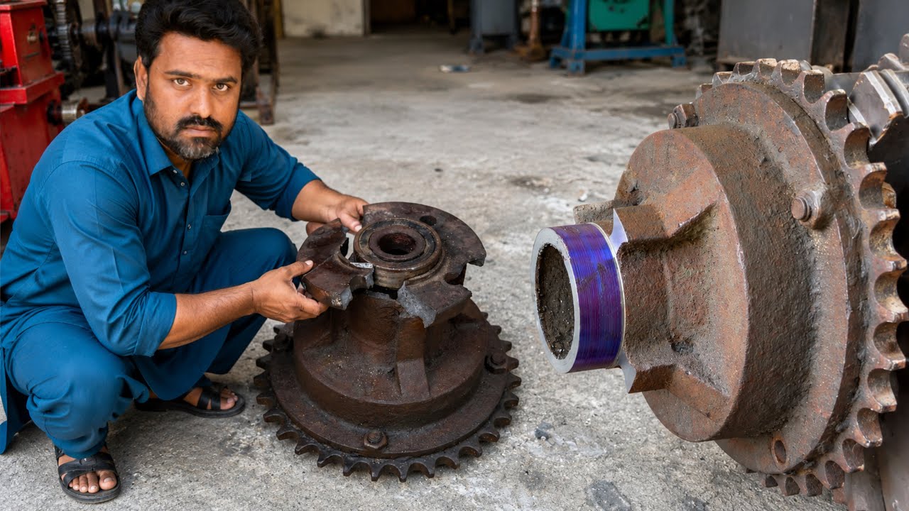 Beyond Repair? Watch This Broken Drive Sprocket & Cush Hub Come Back to Life! | Full Restoration