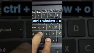 how to open on screen keyboard in windows with shortcut key?