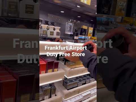 Loja Duty Free do Aeroporto de Frankfurt #frankfurt #travelvlog #shopping #shorts #viral