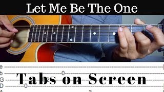Let Me Be The One - Keiko Necesario (Fingerstyle Guitar Cover) Tabs on Screen