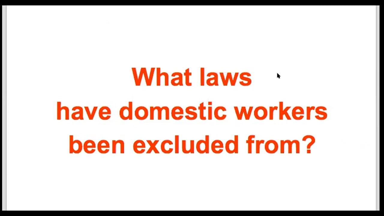 Bill of Rights online training: Pt 2: History of exclusions