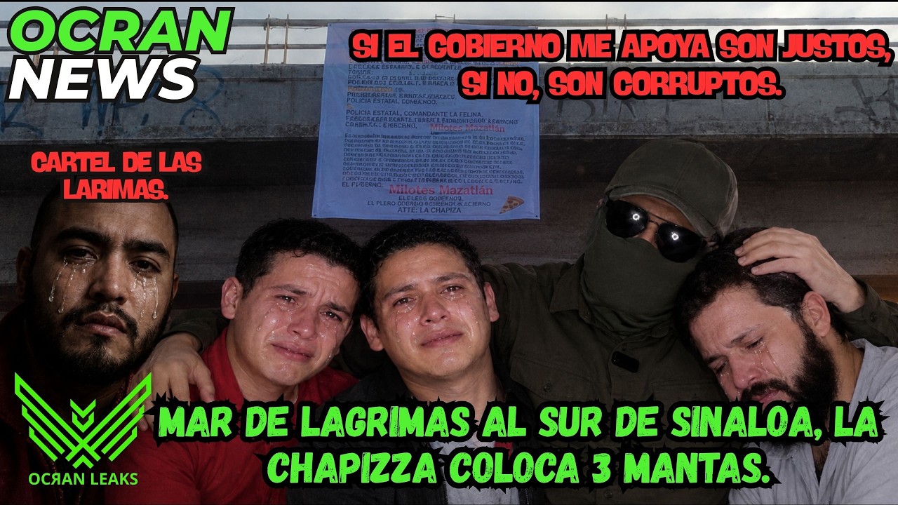 Llorar y llorar! Dejan mantas en Mazatlan acusando a autoridades de Corrupcion.